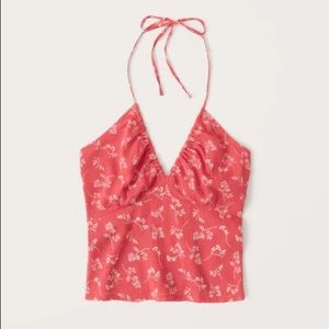 Abercrombie Halter Deep V Cami